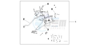 XL700V9 France - (F / CMF SPC) drawing PANNIER STAY