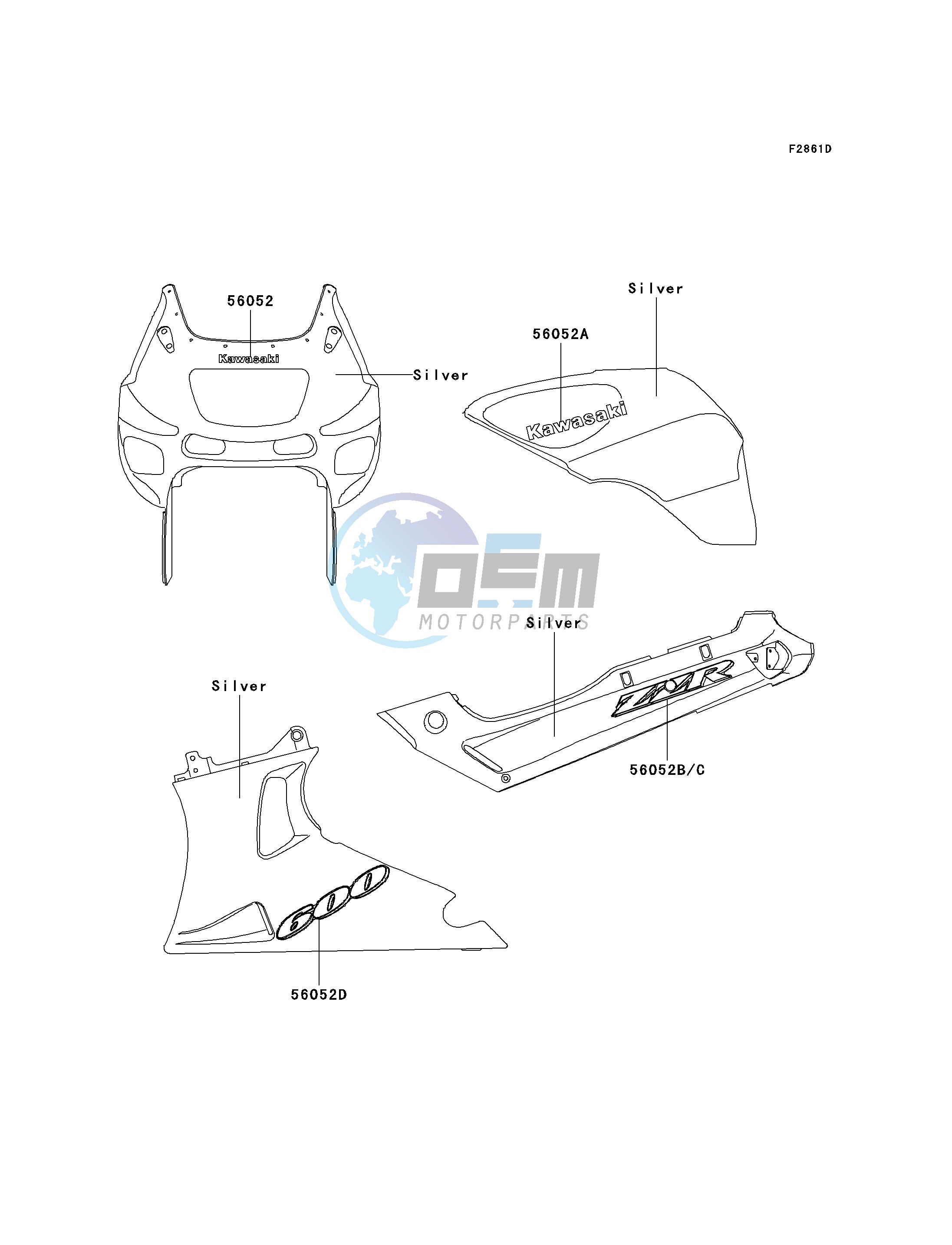 DECALS-- SILVER- --- E11- --- CN- -