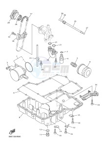 FJR1300A FJR1300-A FJR1300A ABS (B881) drawing OIL COOLER