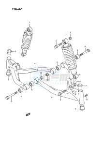 LT-F160 (P3) drawing SUSPENSION ARM