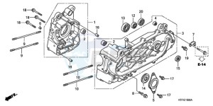 SH1259 Europe Direct - (ED) drawing CRANKCASE