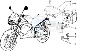 DNA 50 drawing Battery - Relais