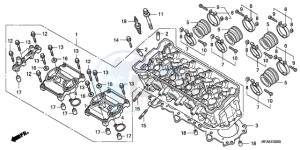 CBF1000A F / CMF drawing CYLINDER HEAD