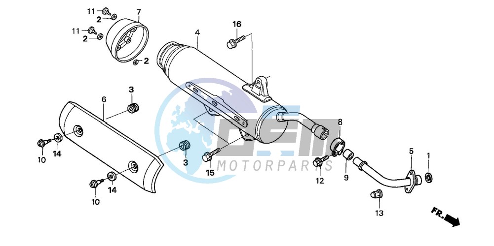 EXHAUST MUFFLER