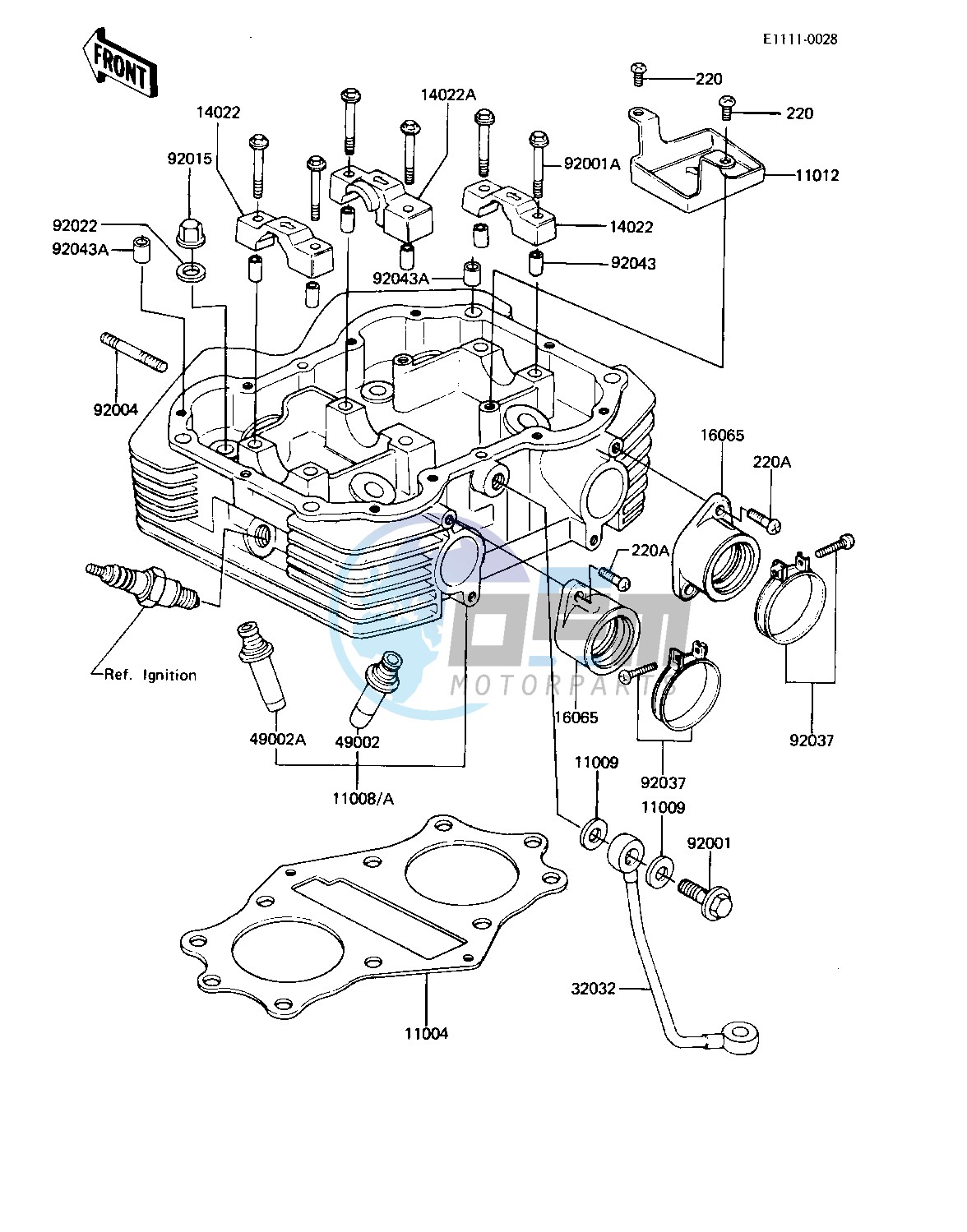 CYLINDER HEAD -- KZ440-A2_A3- -