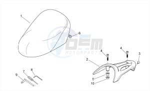 Scarabeo 50 2t drawing Seat - Carrier