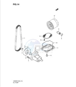 VZ800K9 drawing OIL PUMP