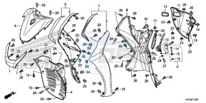 SH125ASG SH125D UK - (E) drawing FRONT COVER