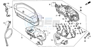 NX650 500 DOMINATOR drawing METER