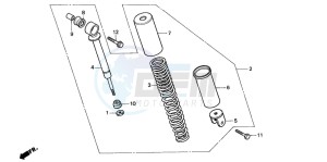 PK50 drawing REAR CUSHION