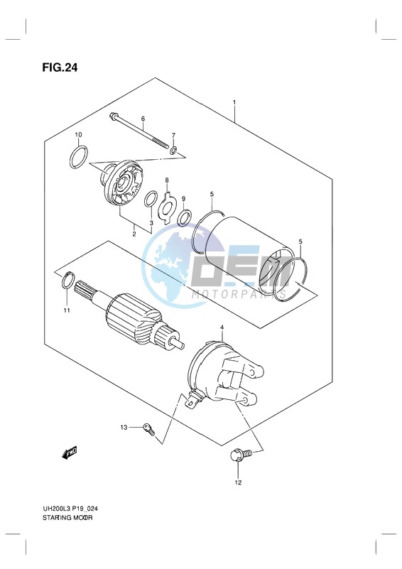 STARTING MOTOR