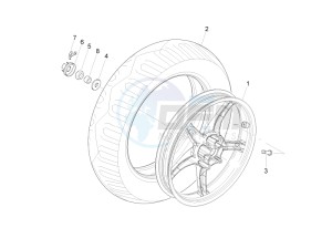 S 150 4T 2V E3 Taiwan drawing Rear Wheel