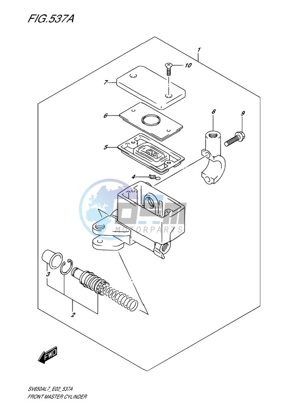 FRONT MASTER CYLINDER