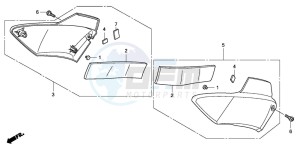 CBF1000 drawing SIDE COVER