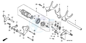 CB1300SA9 Australia - (U / ABS BCT MME TWO TY2) drawing GEARSHIFT DRUM/GEARSHIFT FORK