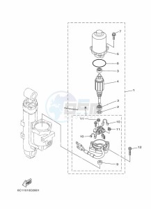 F50TLR drawing POWER-TILT-ASSEMBLY-2