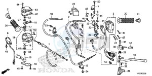 TRX420FA2G TRX420F Europe Direct - (ED) drawing SWITCH/CABLE