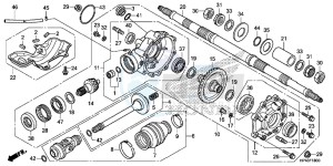 TRX420FED TRX420 Europe Direct - (ED) drawing REAR FINAL GEAR