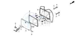 SH75D drawing GLOVE BOX