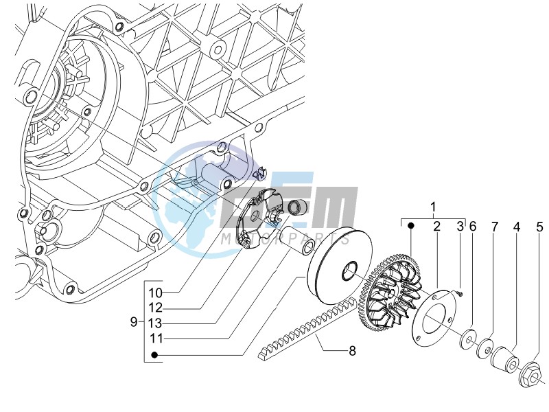 Driving pulley