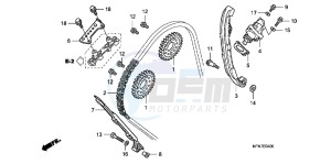 CB1000RAC drawing CAM CHAIN/ TENSIONER