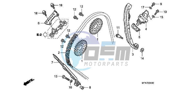 CAM CHAIN/ TENSIONER