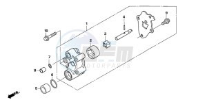 TRX500FM drawing OIL PUMP