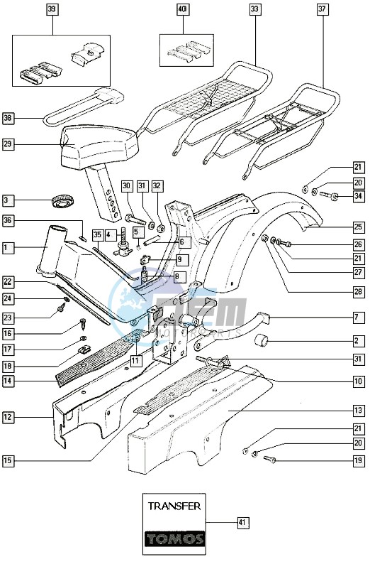 Frame-seat-decals