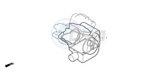 VT600CD 400 drawing GASKET KIT B