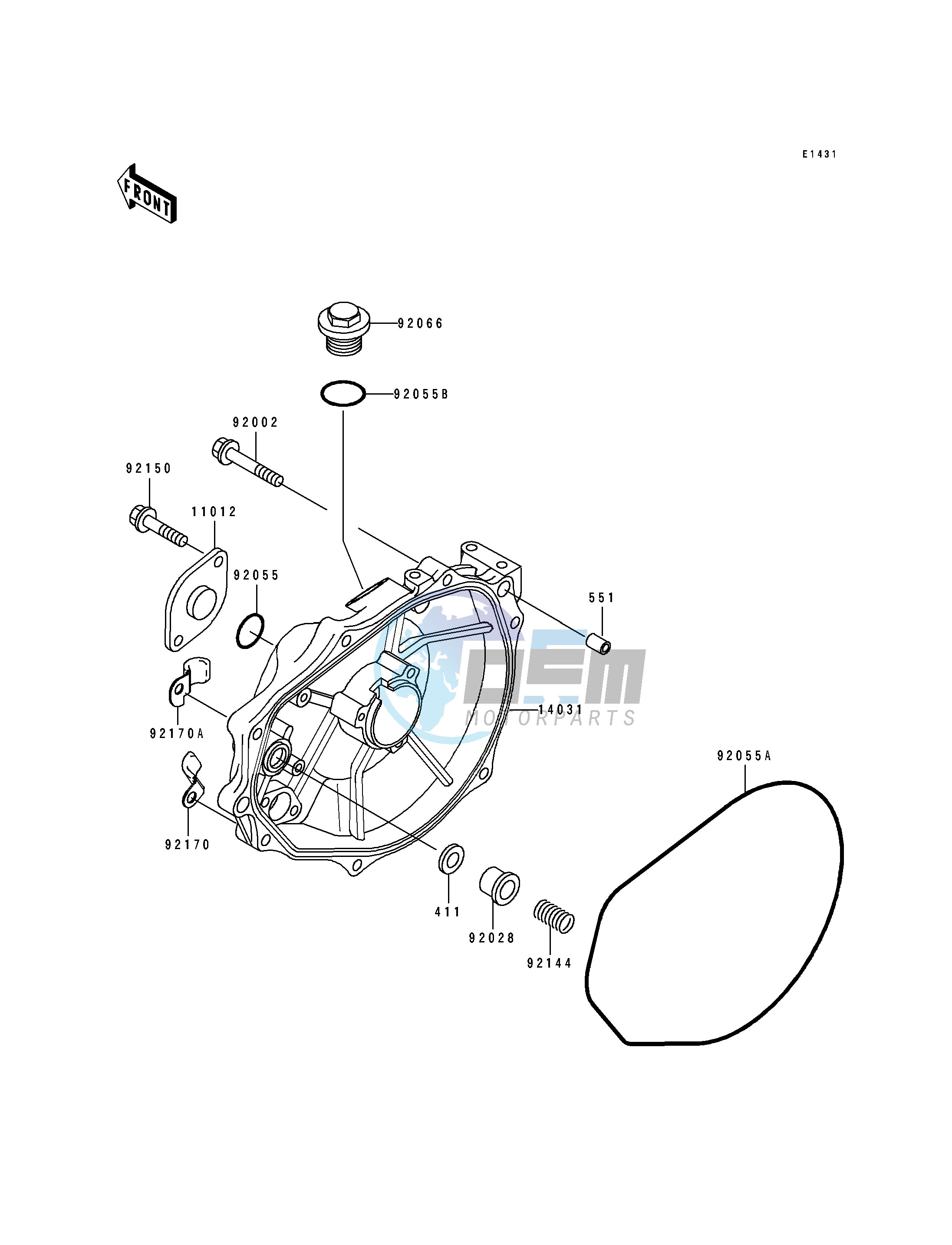 ENGINE COVER-- S- -