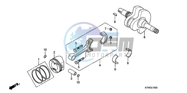 CRANKSHAFT/PISTON