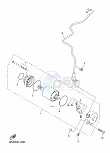 WR250F (BAKJ) drawing STARTING MOTOR