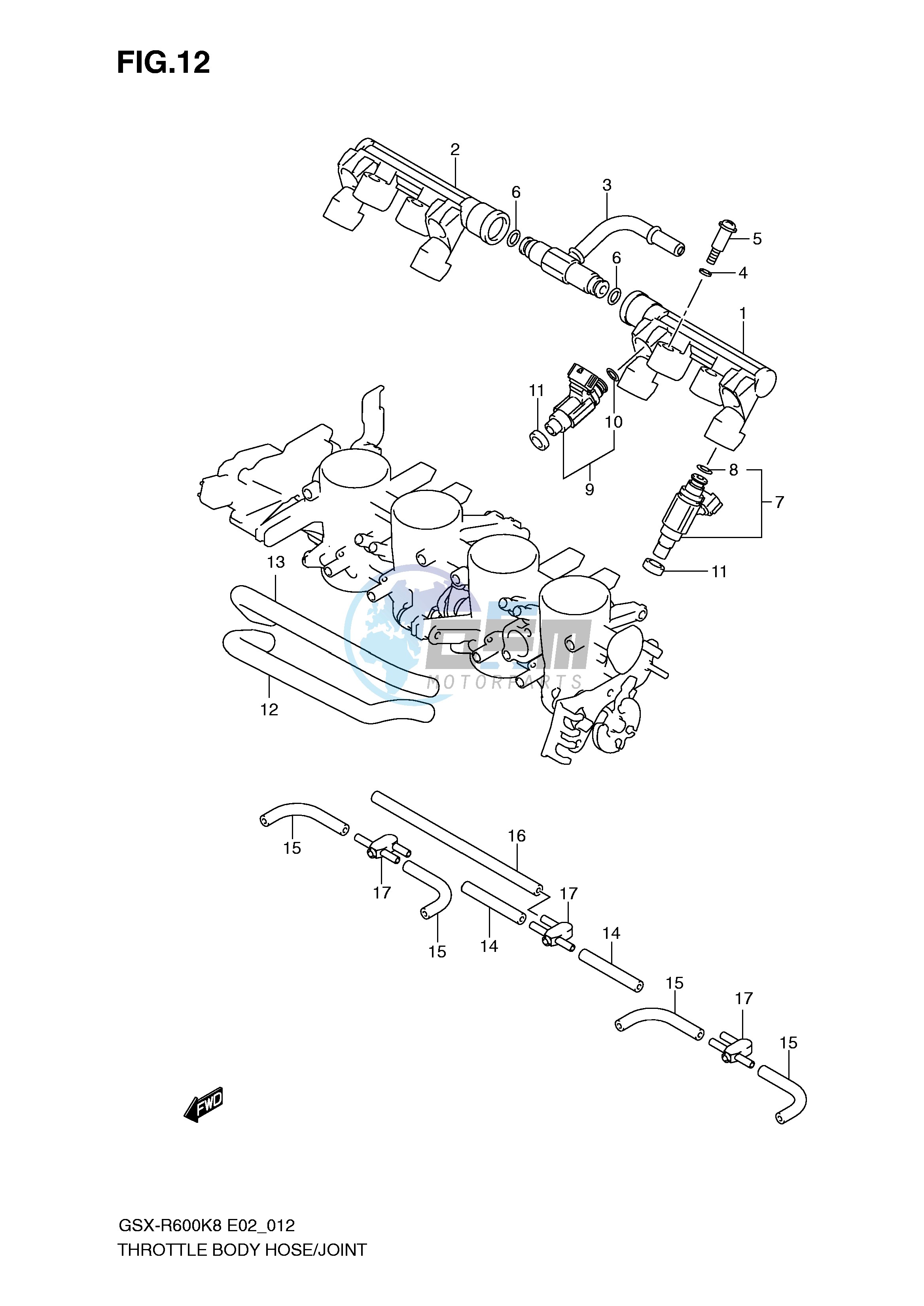 THROTTLE BODY HOSE JOINT