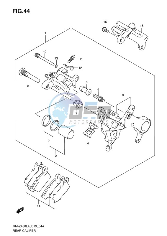 REAR CALIPER