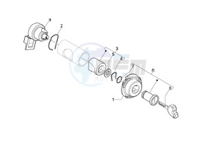 LX 50 2T E2 Touring (30Kmh) drawing Locks