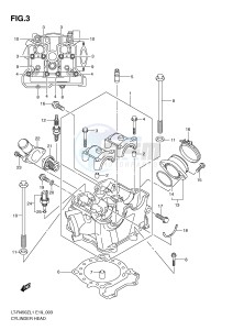 LT-R450 (E19) drawing CYLINDER HEAD