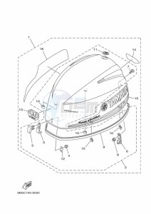 F30BET drawing FAIRING-UPPER