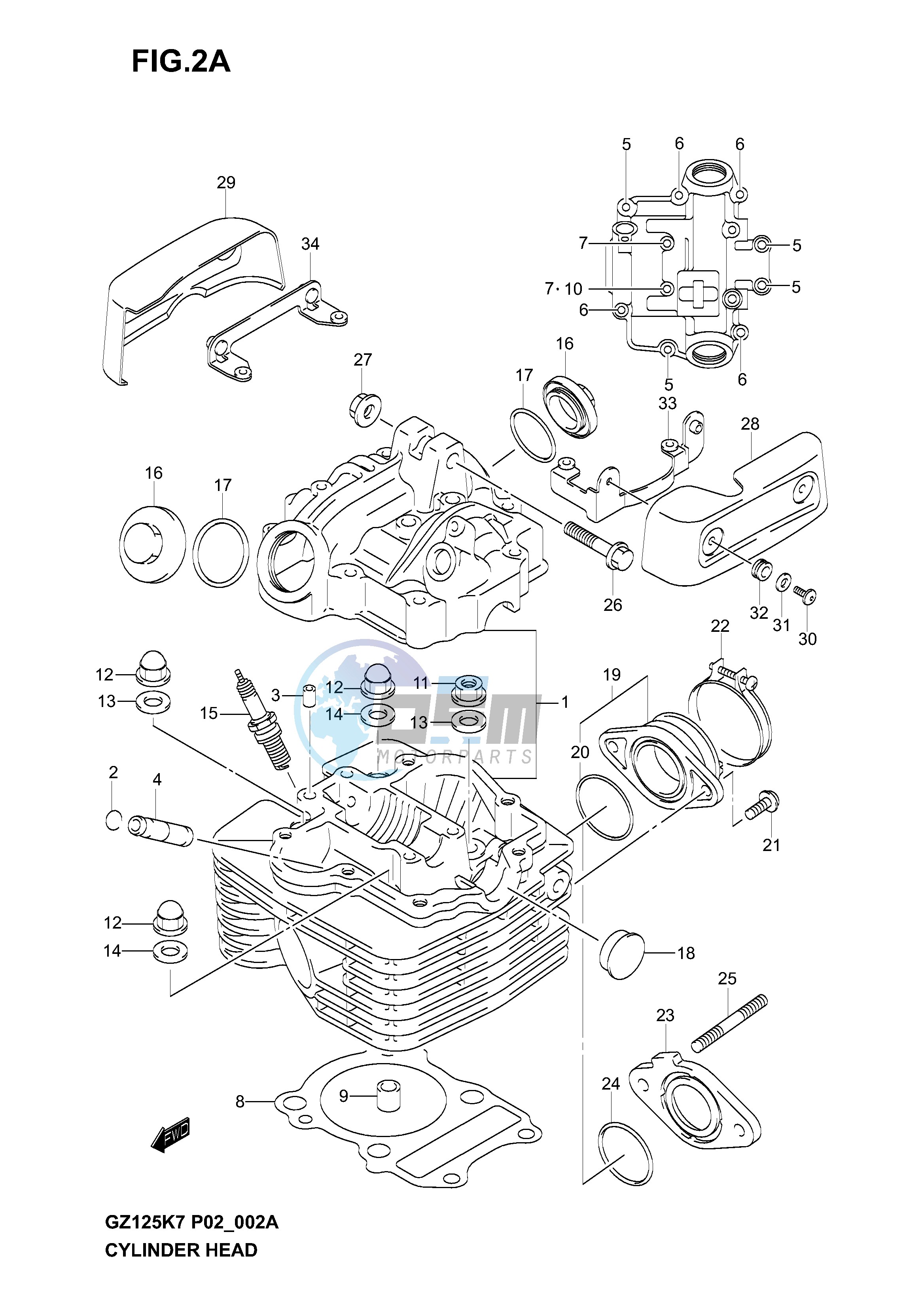 CYLINDER HEAD (MODEL K4 K5 K6 K7)