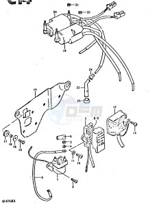 GSX750 (T-X) drawing ELECTRICAL