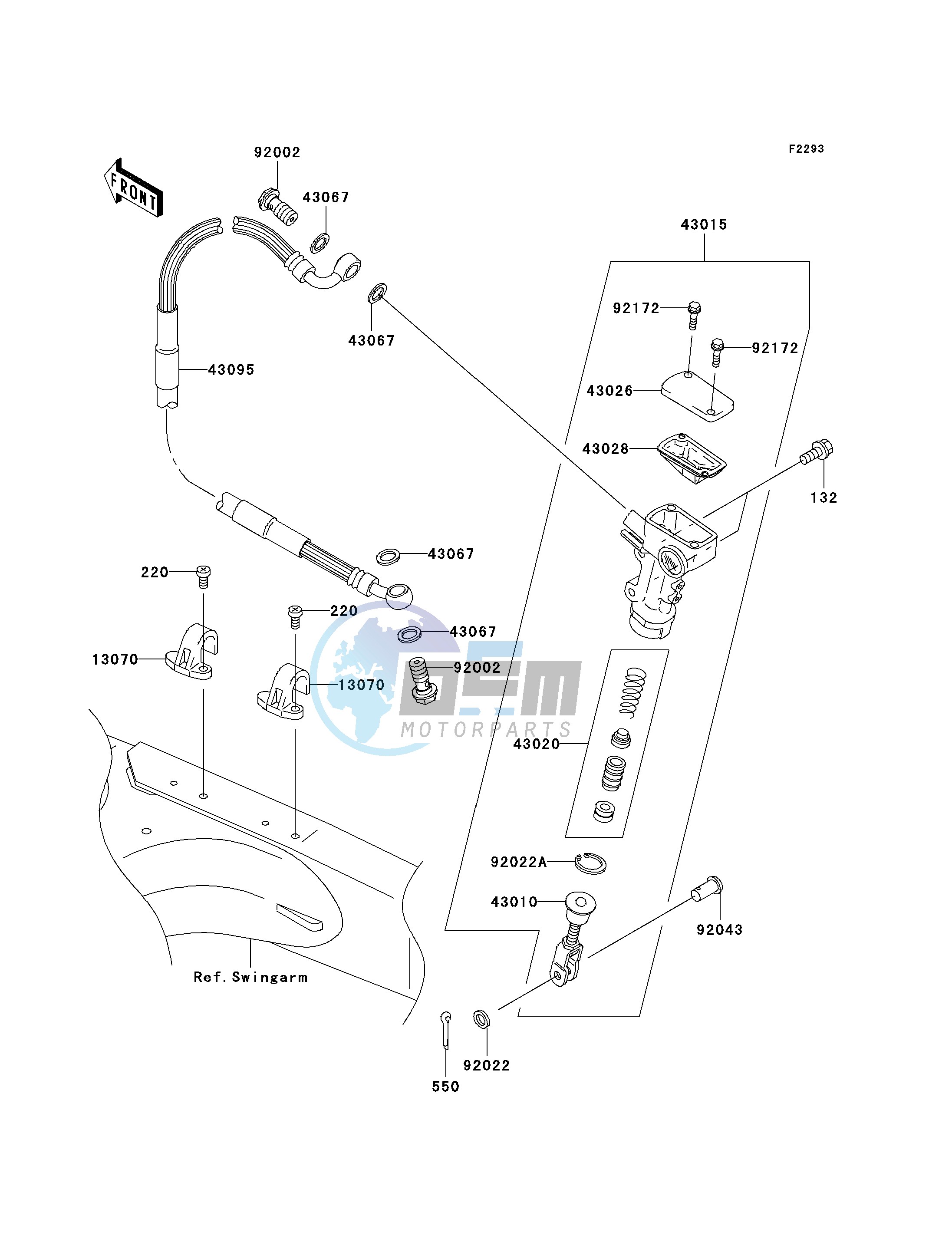 REAR MASTER CYLINDER