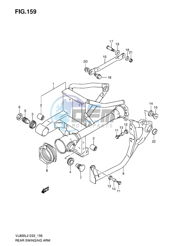 REAR SWINGING ARM