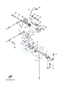 F40BETL drawing THROTTLE-CONTROL