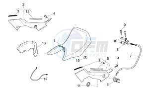 Norge 1200 IE 8V Polizia Stradale drawing Saddle-Central body