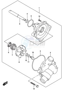 GSX-R1000 ARZ drawing WATER PUMP