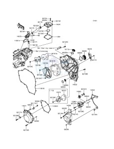 NINJA H2R ZX1000PGF EU drawing Engine Cover(s)