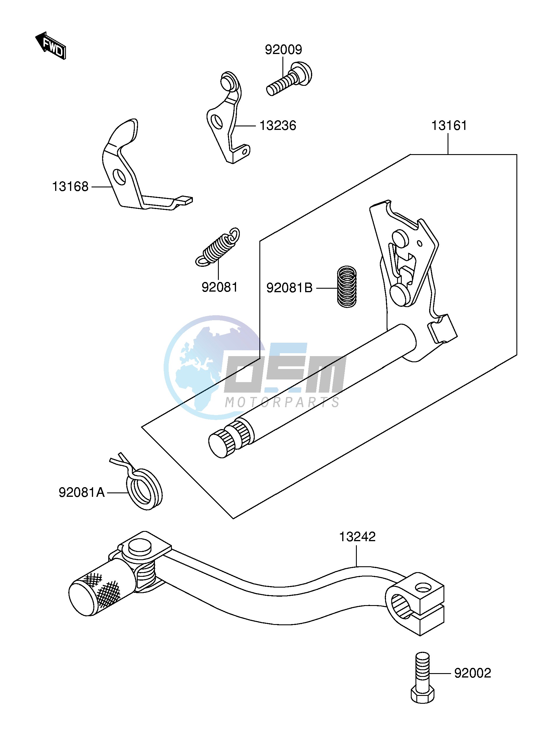 GEAR CHANGE MECHANISM