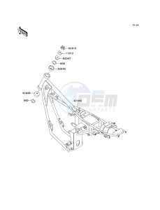 KH 125 M [2000] (M5-M9) drawing FRAME