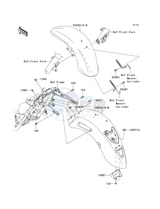 VN 1700 A [VULCAN 1700 VOYAGER] (9FA) A9F drawing FENDERS