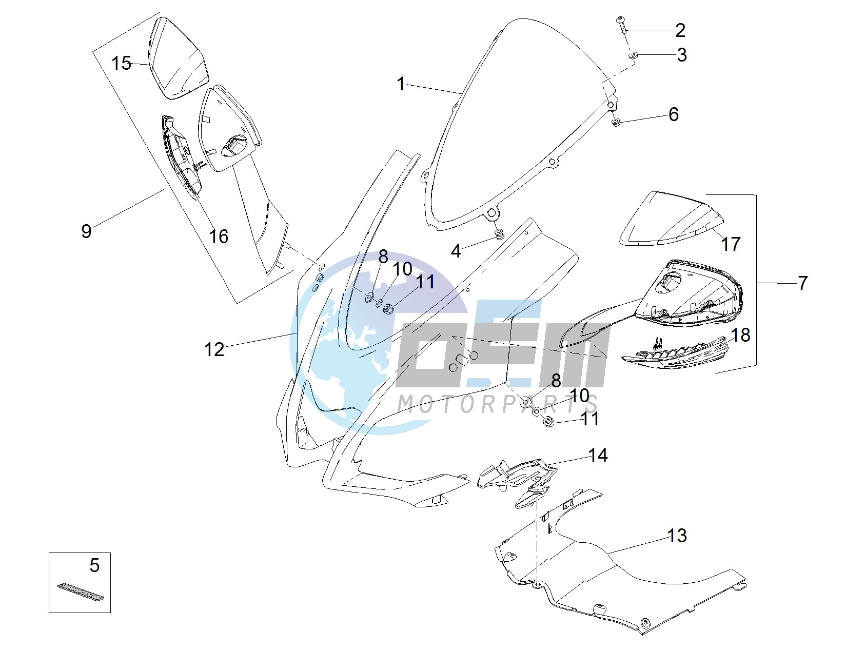 Front fairing