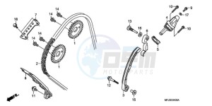 CBR600RR9 Europe Direct - (ED / MME) drawing CAM CHAIN/TENSIONER